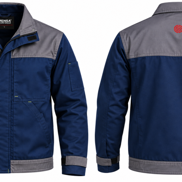 Veste de travail Serge 200 - Bleu marine/gris