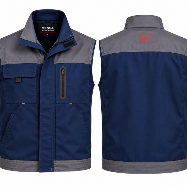 Gilet de travail multipoches Bleu marine