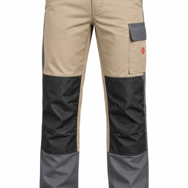 Pantalon bicolore Beige/Gris Serge 200