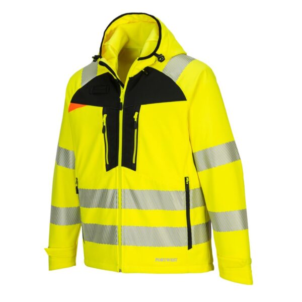 Veste Softshell HV DX4 Coloris: Orange/Noir ou Jaune/Noir