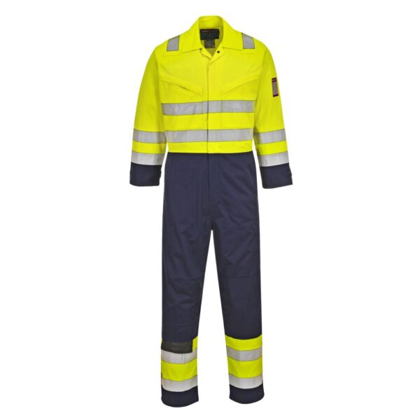 Combinaison HV Modaflame RIS Marine/Jaune