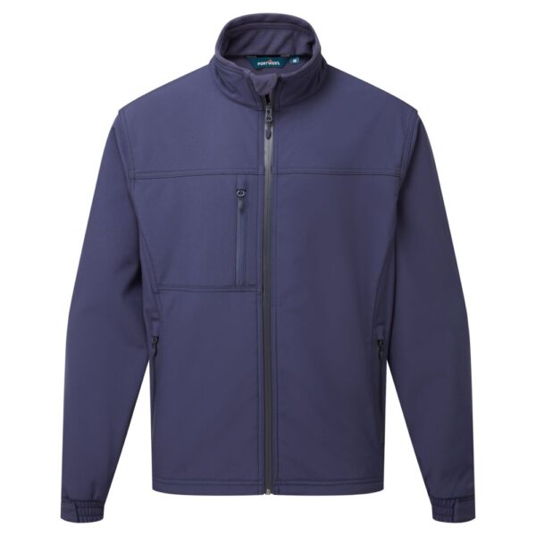 Blouson Softshell coloris: Bleu Marine, Noir, Gris